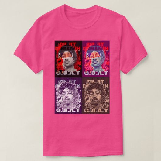 ディルジット・ドサンジのアートワーク3 Tシャツ (デザイン正面)