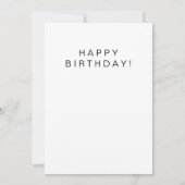 ディルスバーグペンシルバニア旅行ポスター誕生日カード (裏面)