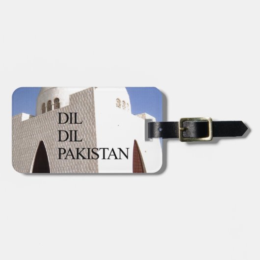ディルディルパキスタンハクナマタタ ラゲッジタグ (正面横)