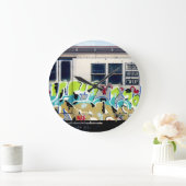 ディルトケルヘンリー落書き時計 ラージ壁時計 (ホーム)