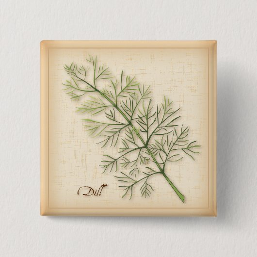 ディルハーブボタン 缶バッジ (正面)