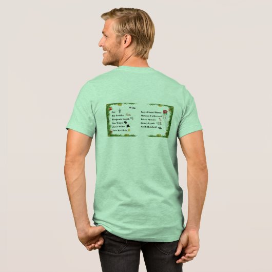 ディルバー夫人のクリスマス・キャロル トライブレンドTシャツ (フル背面)