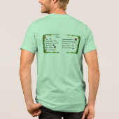 ディルバー夫人のクリスマス・キャロル トライブレンドTシャツ (裏面)
