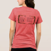 ディルバー夫人プロダクションTシャツ トライブレンドTシャツ (裏面)