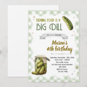 ディルピクルの誕生日男の子の招待状 招待状 (正面/裏面)