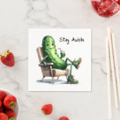 ディルピックウィズステイアwhile文字 スタンダードカクテルナプキン (インサイチュ)