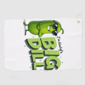 ディルピックラバーズギフトおもしろい – 漫画デザイン ゴルフタオル (横)