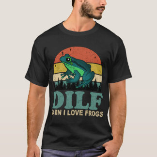ディルフクソムI愛カエルことわざカエル – 両生類 Tシャツ