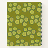 ディル漬けチップクルージーグリーンコーシェー漬け食品 ノートブック (裏面)