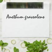 ディル雑草の喜び キッチンタオル (折り畳み)