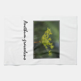 ディル雑草の喜び キッチンタオル