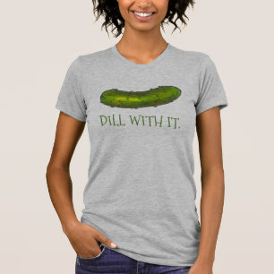 ディル(ディール) Itグリーン漬け漬物ディルティー Tシャツ