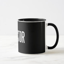 ディレクター信号器のマグ11 oz (黒い版) マグカップ