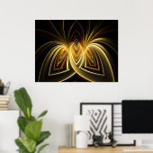 ディレクトリフラクタル ポスター (ホームオフィス)