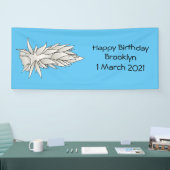 ディロナアルボリネアヌディブランチ漫画イラストレーション 横断幕 (トレードショー)