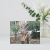 ディロフォサウルス恐竜はがき ポストカード (スタンド正面)