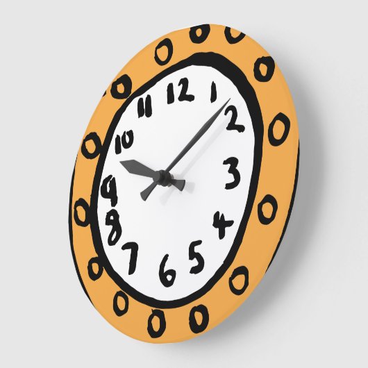 ディロンの物語のタイムクロック ラージ壁時計 (傾斜)