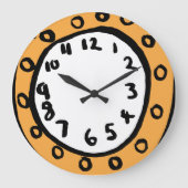 ディロンの物語のタイムクロック ラージ壁時計 (正面)