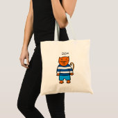 ディロン猫のカスタムグッズ トートバッグ (正面(商品))