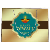 ディワパーソナライズされたリ ラージペーパーバッグ (裏面)