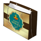 ディワパーソナライズされたリ ラージペーパーバッグ (正面アングル)