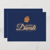 ディワリお祝いパーティー ポストカード (正面/裏面)