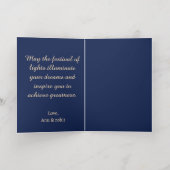 ディワリお祝いパーティー 箔シーズンカード (内側レイダウン)