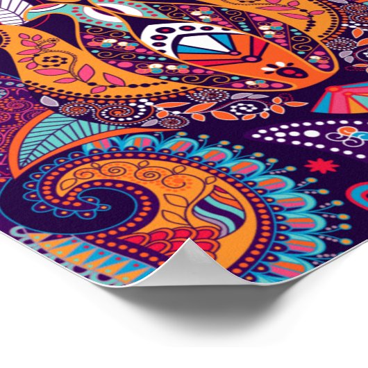 ディワリお祝い ポスター (角)