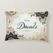 ディワリとエレガントフローラ&ディヤ アクセントクッション (裏面)