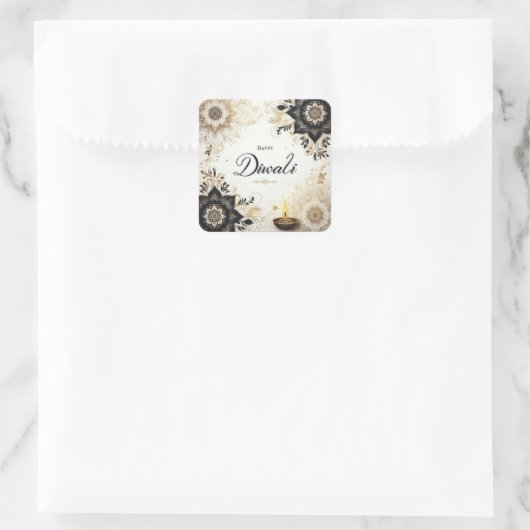 ディワリとエレガントフローラ&ディヤ スクエアシール (バッグ)