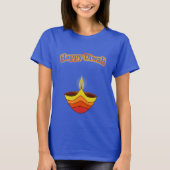 ディワリとディヤランプを祝おう Tシャツ (正面)