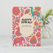 ディワリのグリーティングカード 案内状 (スタンド正面)