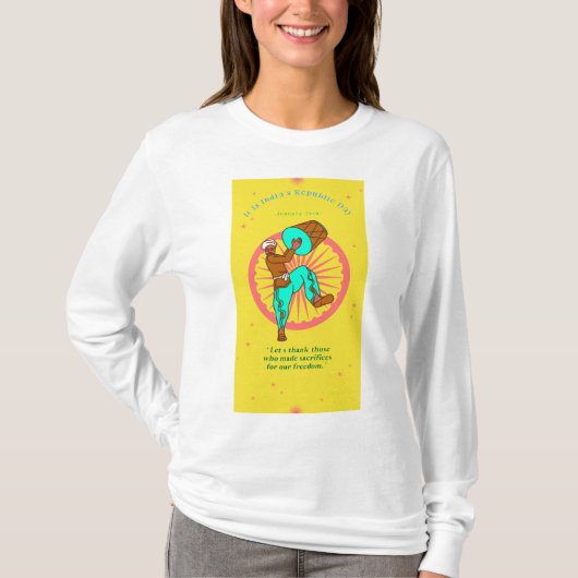 ディワリの祝福 Tシャツ (正面)