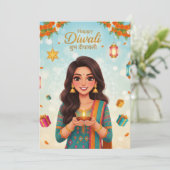 ディワリの祭り 招待状 (スタンド正面)