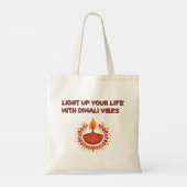 ディワリの輝き - お祭りのトートバッグ トートバッグ (裏面)
