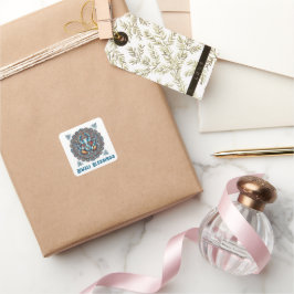 ディワリを祝う スクエアシール
