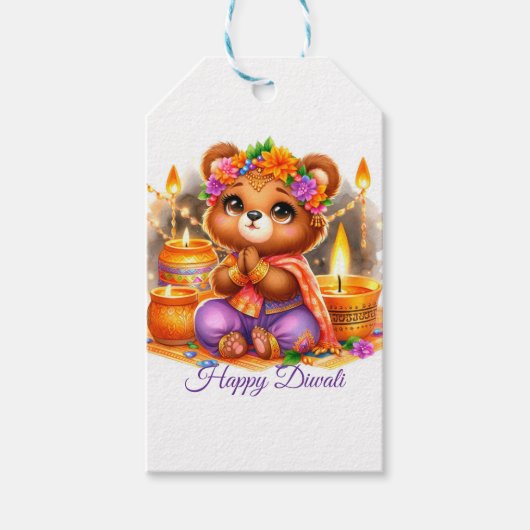 ディワリを祝おう ギフトタグ (正面)