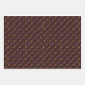 ディワリインディアンモティフギフトラッピングシート ラッピングペーパーシート (正面)