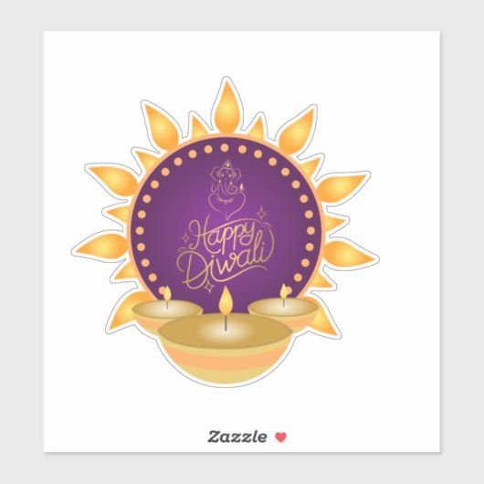 ディワリカスタムカットビニールステッカー シール (シート)