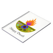 ディワリカラフルランプディヤ ノートブック (左側)