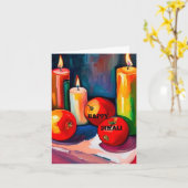 ディワリカード2 カード (黄色い花)