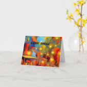 ディワリカード6 カード (黄色い花)