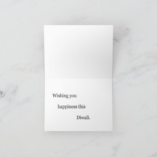 ディワリカード6 カード (内部)