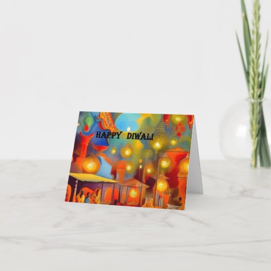 ディワリカード6 カード (正面)