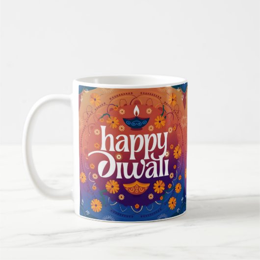 ディワリギフトアイディア コーヒーマグカップ (左)