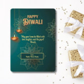 ディワリグリーン金ゴールドランプマンダラ シーズンカード