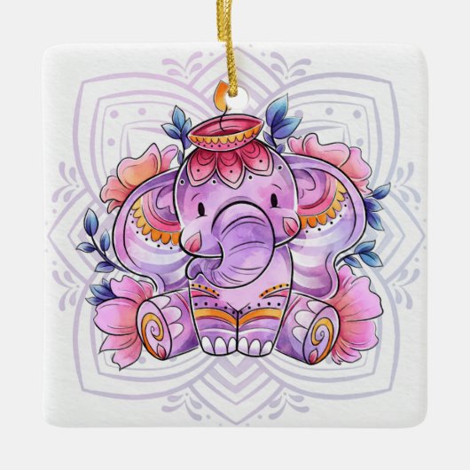 ディワリセラミックオーナメント セラミックオーナメント (正面)