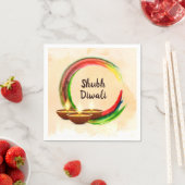 ディワリディヤス水彩画 スタンダードカクテルナプキン (インサイチュ)