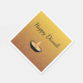 ディワリディヤフラムランプエレガントグリッター金ゴールド スタンダードランチョンナプキン (角)