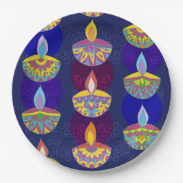 ディワリディヤランプ ペーパープレート